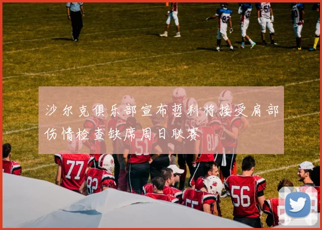 沙尔克俱乐部宣布哲科将接受肩部伤情检查缺席周日联赛